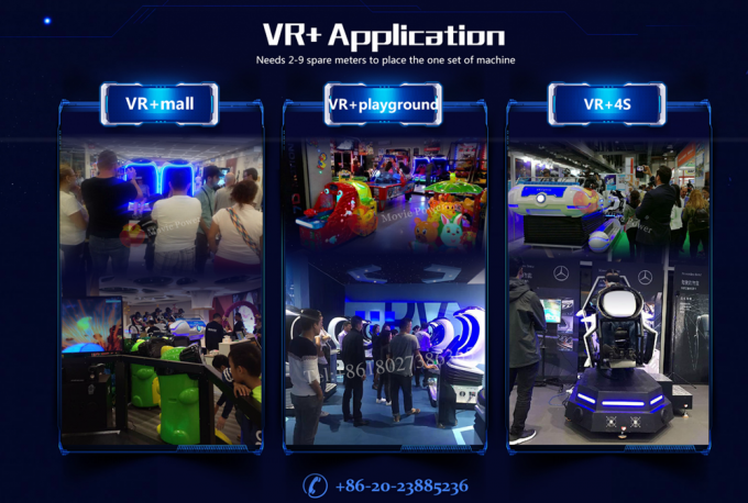 Il ferro/vetroresina unici che sta sul parco a tema di 9D VR ha personalizzato il colore 1