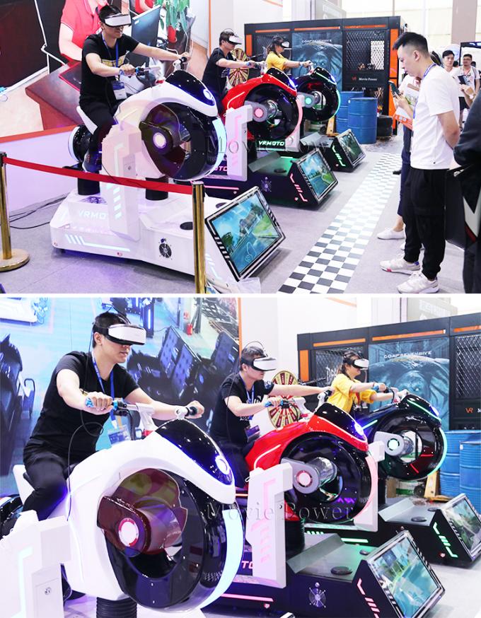 Macchina di videogioco di guida dell'interno movente pazza impressionante del simulatore 9d VR 1