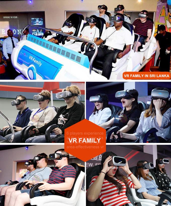 Simulatore interattivo 6 dei sedili di affari della famiglia della pistola del gioco popolare VR 9D della fucilazione 0
