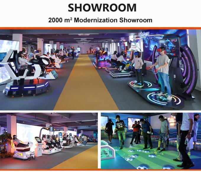 Automobile VR del motociclo dei prodotti 9d del parco di divertimenti che corre la macchina dei giochi del simulatore 2