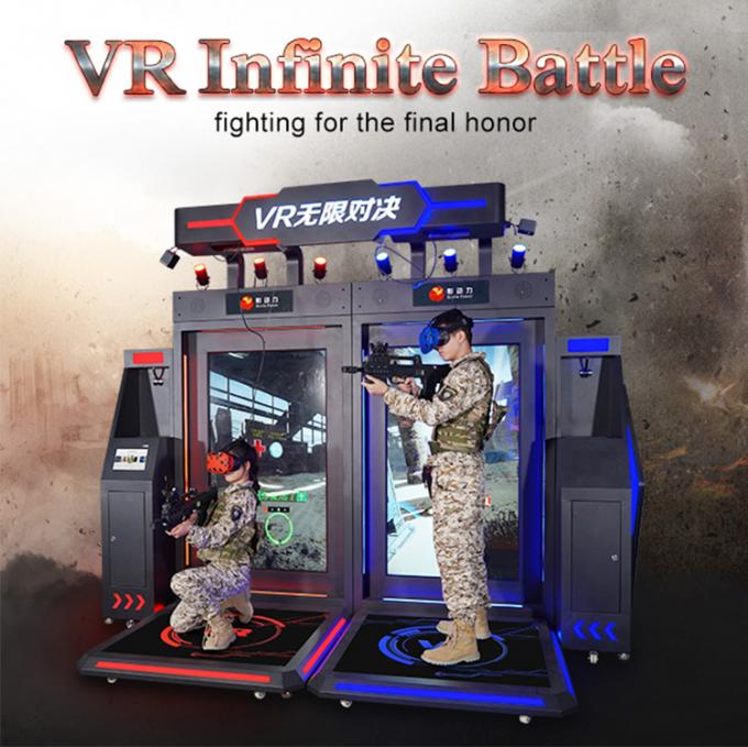 Condizione con diversi giocatori sulla serie interattiva della macchina di realtà virtuale del gioco di 9D VR 0