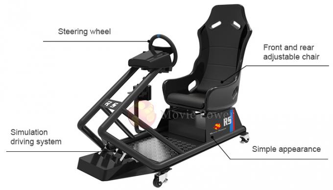 Simulatore di gioco di Seat VR di simulazione di guida di veicoli di spettacolo del centro commerciale 1