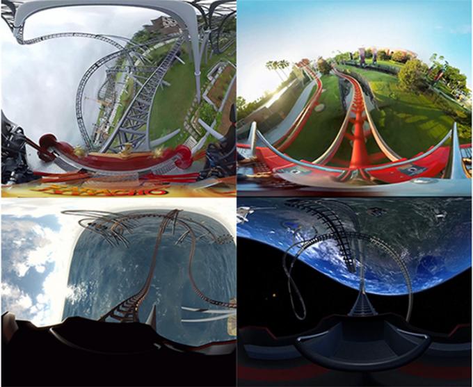 Montagne russe Flight Simulator di grado VR del parco di divertimenti 360 1