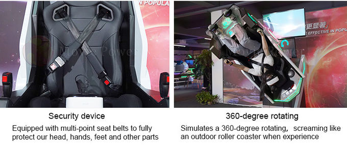 macchina di volo di grado VR del gioco 360 della piattaforma VR di moto 9d 1