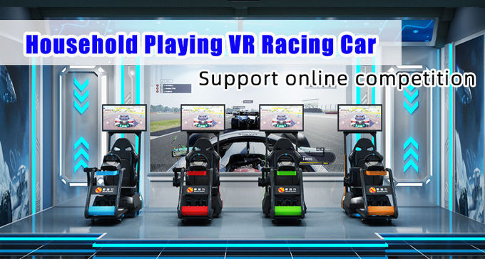 Piccolo gioco domestico VR idraulico che corre l'autista di automobile del simulatore Equipment 0.5KW 0