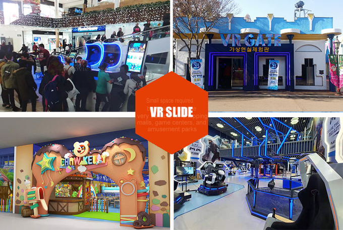 Slide 9d Vr Game Machine Motion Simulator Game Arcade Cinema 9d Skateboard Per il parco divertimenti 1