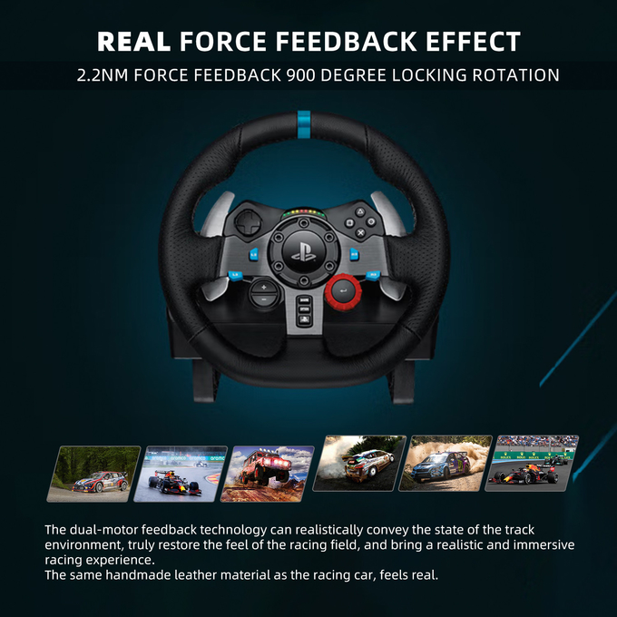 9d Vr 6 Dof Racing Car Simulator Virtual Reality Arcade Game Machine con 3 schermi 4
