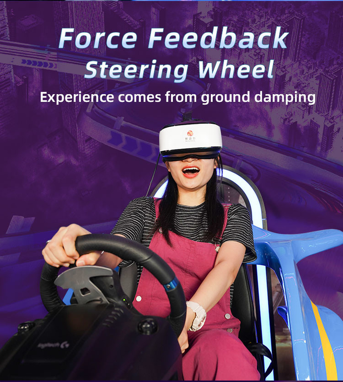9D Kids Car Racing Game VR Driving Simulator Per Parco di divertimenti 3