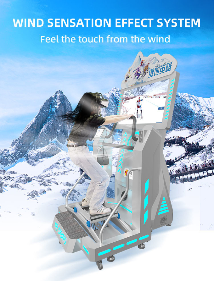 Simulatore di sci in ambienti chiusi dinamico 9d Macchine di simulazione di snowboard in realtà virtuale 2