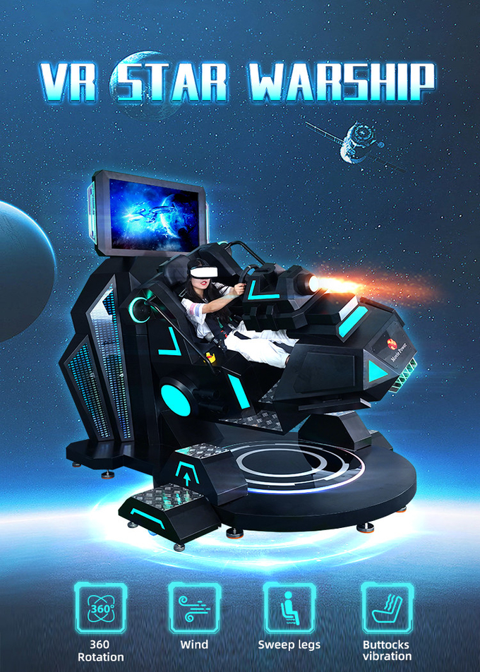 Flight VR Racing Simulator Cockpit Star Warship 0