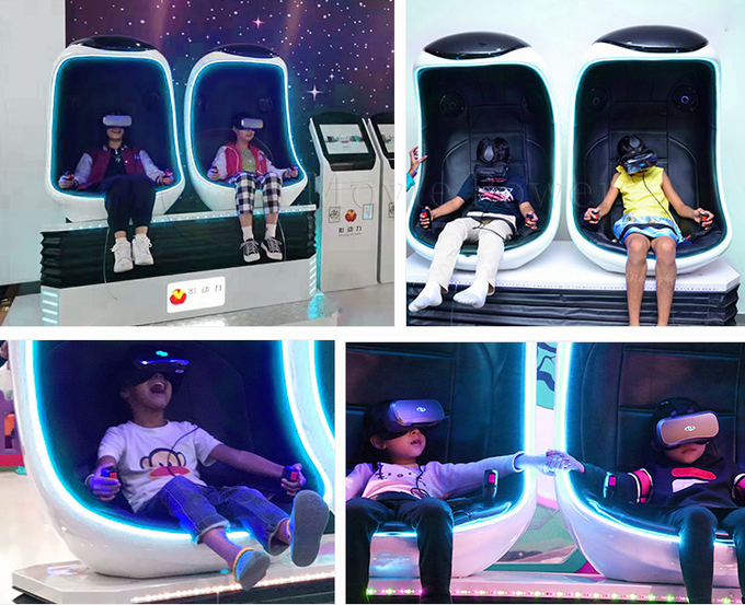 Parco di divertimenti Vr 9D Motion Simulator Interactive Game 9D Virtual Reality Egg Cinema 1