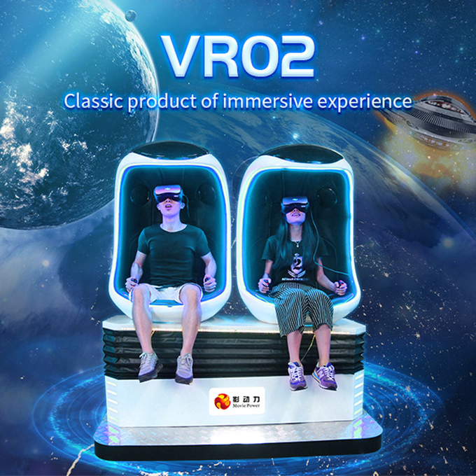 2 giocatori di realtà virtuale 9d Egg Chair Vr Roller Coaster 0