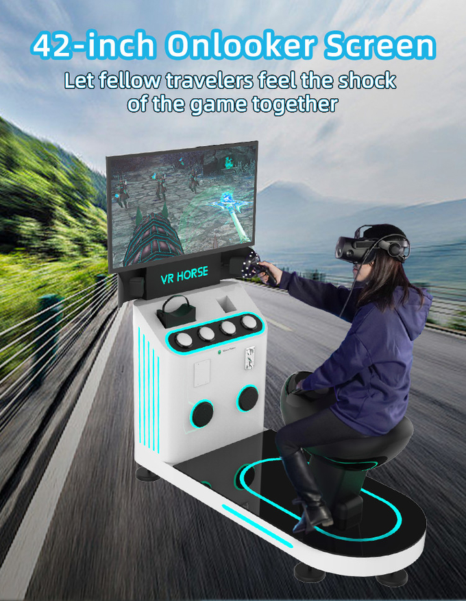 1 giocatore Simulatore di realtà virtuale 9D Equitazione Vr Macchina di gioco Moneta Operata 4