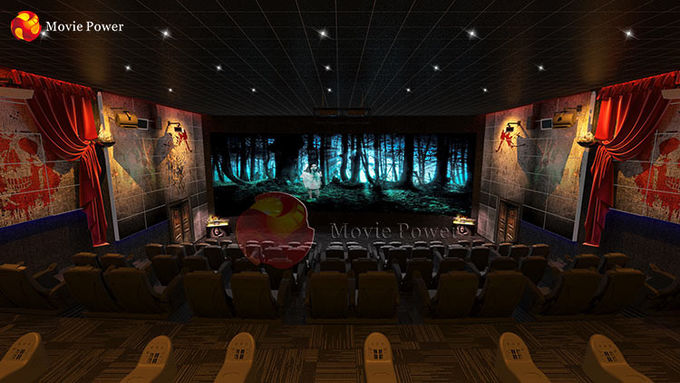 parco di divertimenti pubblico di progetto del campo da giuoco del cinema interattivo di scena di orrore 5D 0