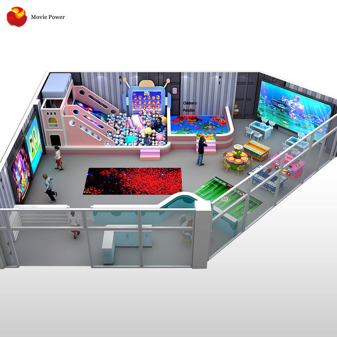 Sistema di proiezione interattivo magico del pavimento dei giochi 3d dei bambini 0