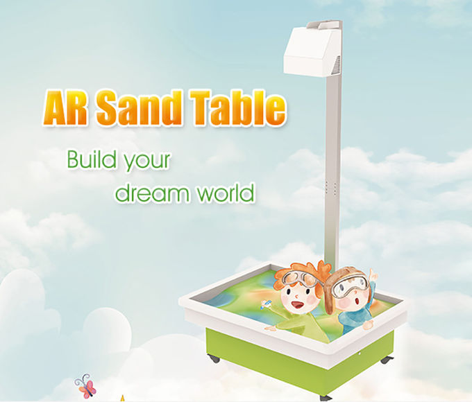 Contenitore interattivo di sabbia della proiezione dell'AR dei giochi dei bambini dell'interno del sistema interattivo 0