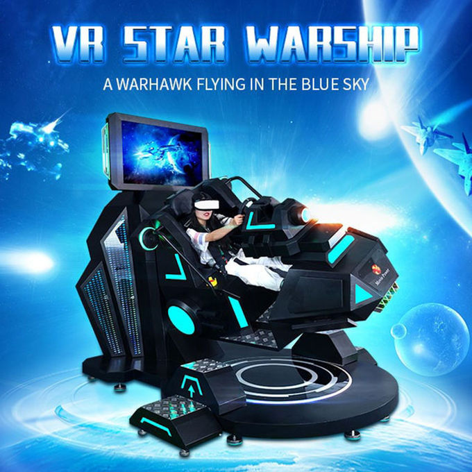Vr Warship 720 Rotation Flight Simulator 4d 9d Simulatore di volo a 360 gradi di realtà virtuale 0