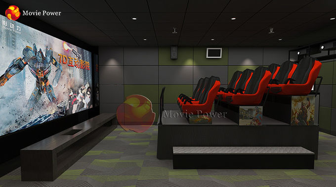 200 sistema interattivo del simulatore della macchina del gioco della pistola di potere di film del cinema dei sedili 7D 1