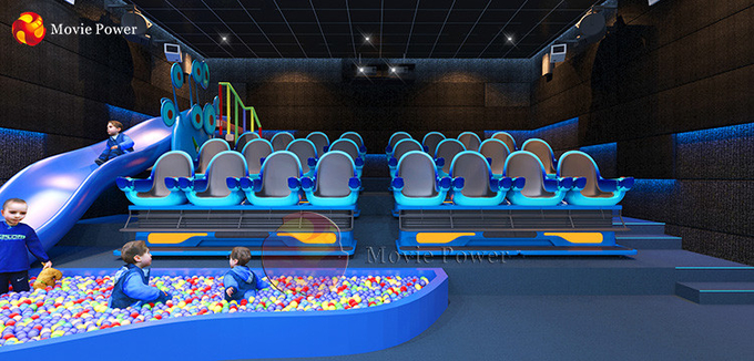 Cinema del cinema 4d 5d 7d XD di tema dell'oceano del teatro di divertimento del bambino per il centro commerciale 0