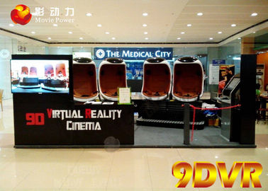 SGS elettrico della sedia dell'uovo del cinema di vetro 9D VR di realtà virtuale 3D