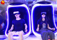 Spettacolo dell'interno delle montagne russe dei doppi sedili VR del simulatore dell'uovo di magia 9D VR