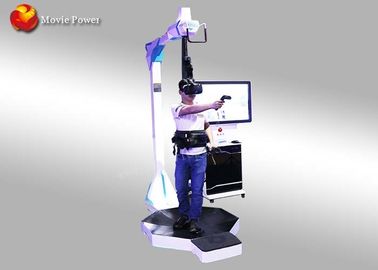 SGS che sta sui giochi del simulatore della fucilazione di moto della pedana mobile di realtà virtuale di 9D VR