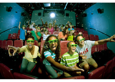 Teatro di lusso dell'annuncio pubblicitario 4D, cinema di film di 4D Immersive con 7,1 il teatro elettrico sano della piattaforma 4D di effetto speciale 3dof