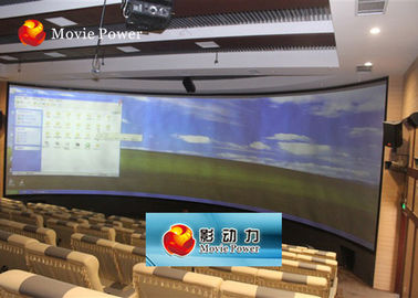 Grande 360 simulatore del cinema 4D dello schermo 4D di grado per 100-200 genti