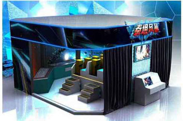 6/8/9/12 mettono i cinema a sedere di azione di VR 9D con gli schermi di visualizzazione multipli del LED