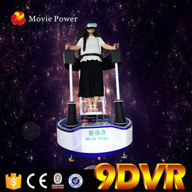Cinema mobile 9d di esperienza interattiva di realtà virtuale che sta sul simulatore di 9d Vr
