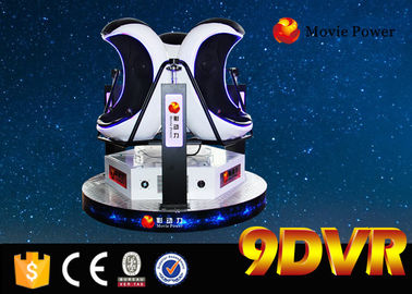 Tripple Seat del sistema elettrico 220v del cinema di forma 9D VR luna/dell'uovo in pieno automatico