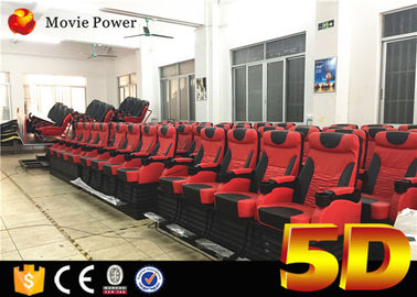 200 cinema della larga scala 4D di DOF del sistema elettrico 3 dei sedili con gli effetti della pioggia e le sedie commoventi