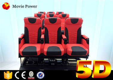 Stimolatore del teatro del cinema dell'idraulico ed elettrico 5D con la sedia di moto 4d