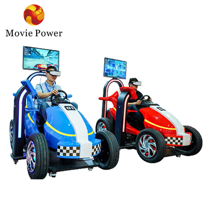 Parco a tema VR Rides 9D Kids Racing Game Simulator Coin Operated Car Arcade Machine