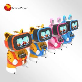 Il bambino Vr dell'orso del simulatore dei bambini VR 9D scherza il simulatore educativo di realtà virtuale