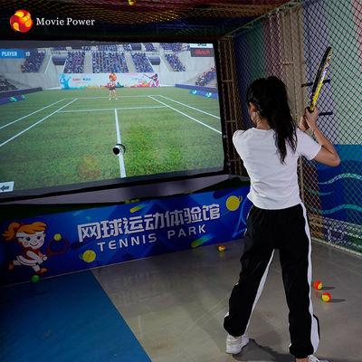 Gioco interattivo di sport di Vr dell'attrezzatura di tennis di realtà virtuale del gioco 9d di idoneità fisica