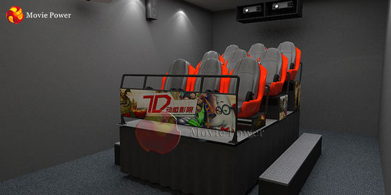 Cinema mobile del centro commerciale di tema del dinosauro del camion 4D 5D del cinema di divertimento 7D XD