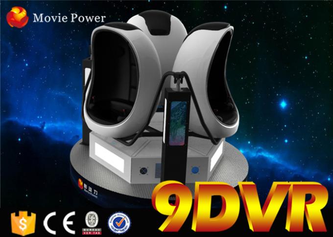 Simulatore facile da operare del cinema 9d Vr di modo automatico con gli effetti speciali vivi e 360 film visivi 0