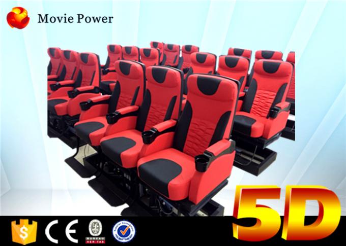Cinema elettrico della piattaforma di dof del grande 5d cinema professionale 3 con effetto speciale 0