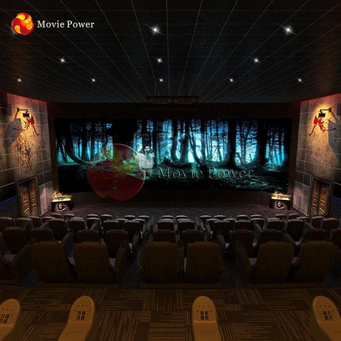 Teatro unico del cinema di Seat di moto del simulatore di film di tema di orrore 4d 0
