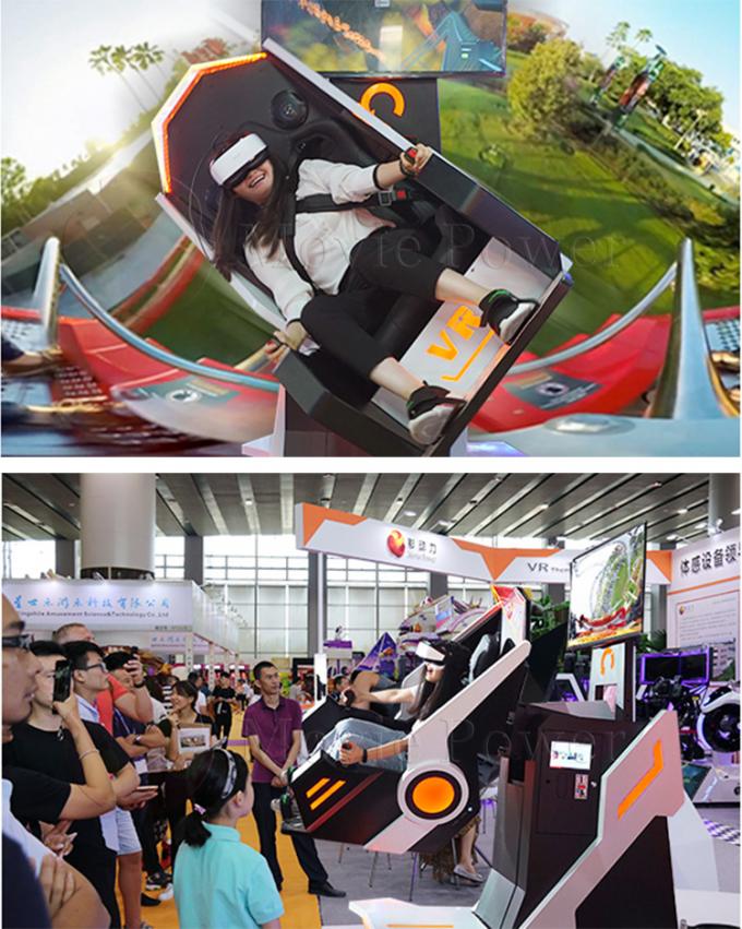 VR attrezzatura girante 9d Flight Simulator Arcade Machine di spettacolo di 360 gradi 0