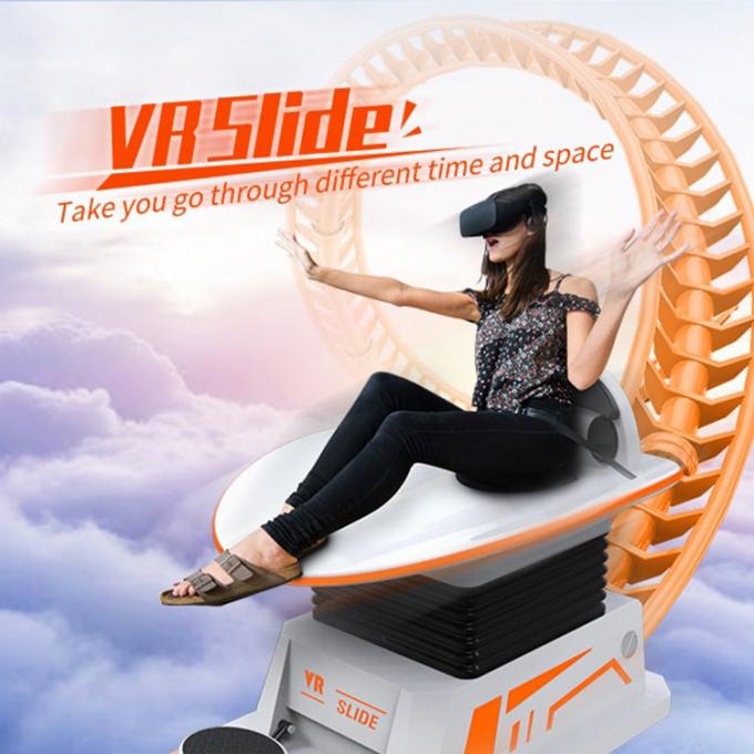 Attrezzatura di gioco delle montagne russe di realtà virtuale della macchina 9d di spettacolo VR del simulatore di moto 0