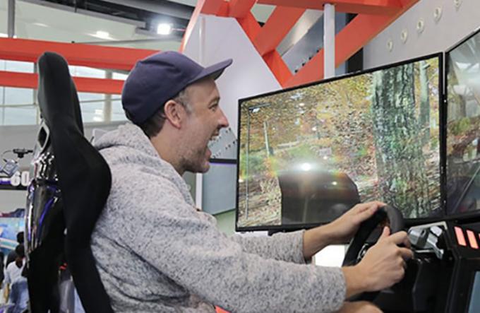Simulatore movente elettronico della vettura da corsa di Dof di esperienza di guida 6 dell'automobile per il parco di divertimenti 1