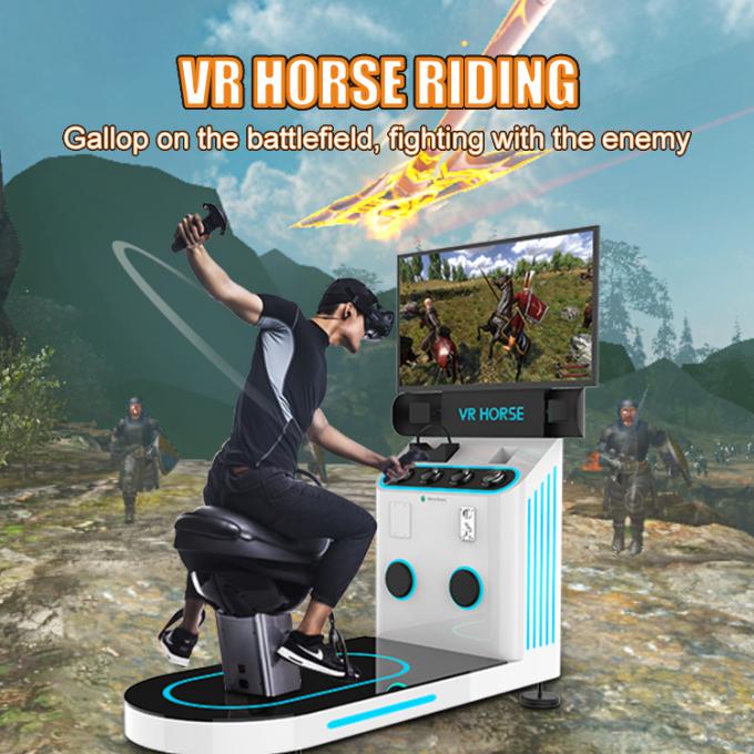 Simulazione di corsa dei giochi VR di realtà virtuale del simulatore del cavallo 9d del gioco a gettoni di esperienza 0