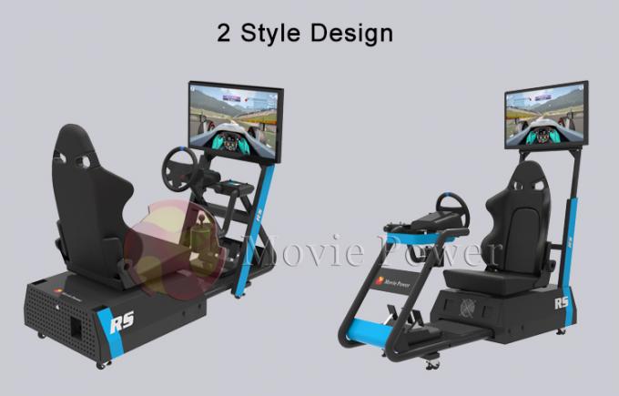 Piccolo gioco domestico VR idraulico che corre l'autista di automobile del simulatore Equipment 0.5KW 3