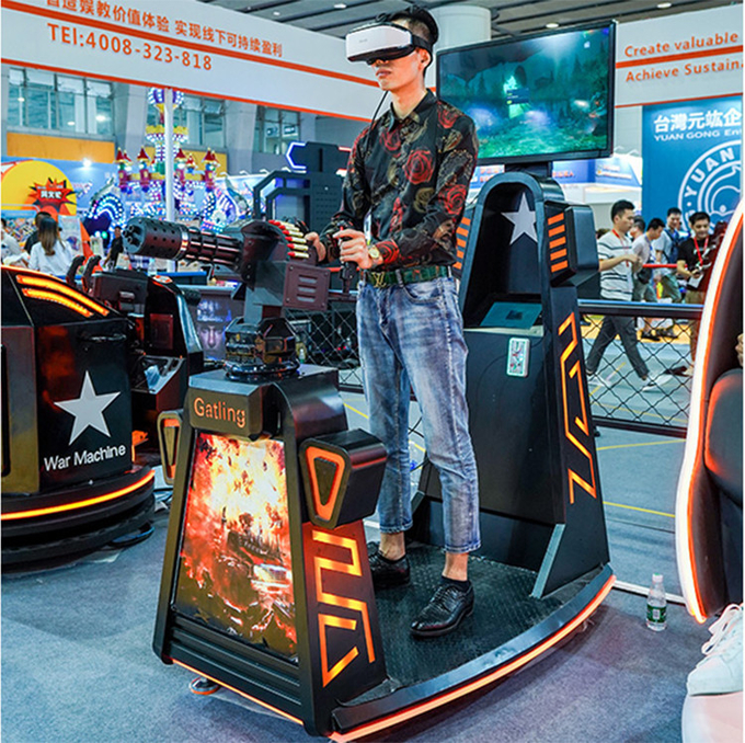Virtual Reality Gatling Gun Game 9d Vr Shooting Simulator Zombie Arcade Machine 2