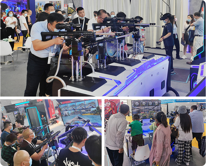 Giochi di tiro VR interattivi indoor Arcade Machine 4 Player For Amusement Park 2