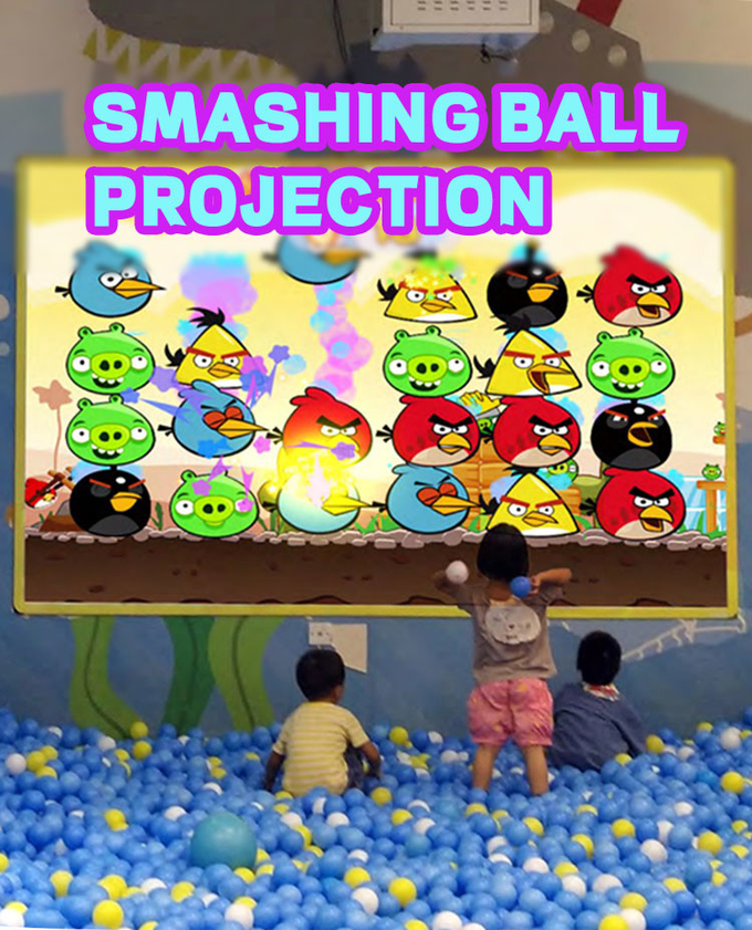 Gioco di palla interattivo 3D per bambini Parco giochi interni Giochi di proiezione di pareti su grandi piani 0