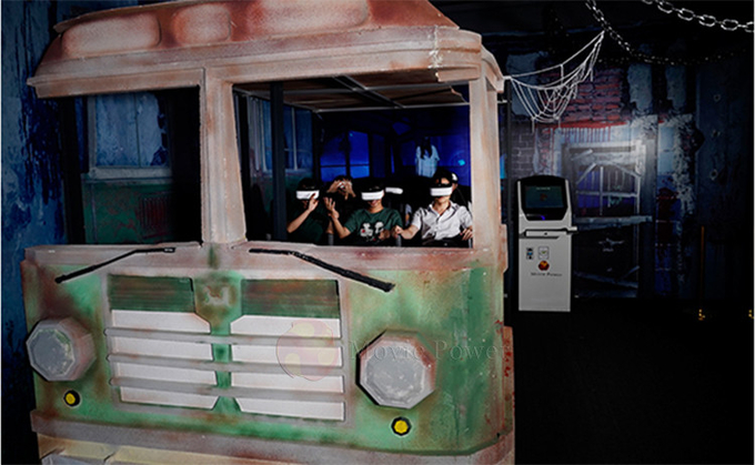 simulatore spettrale del gioco di film di orrore del cinema di realtà virtuale 9D per il parco di divertimenti 2