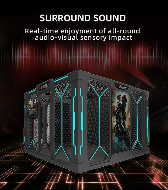 Fibra di vetro VR Zombie Game 9d VR Shooting Simulator Virtual Reality Play Station 5